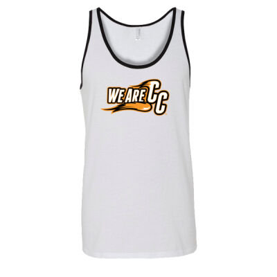 We are CC - Orange Outline - Unisex Jersey Tank Thumbnail