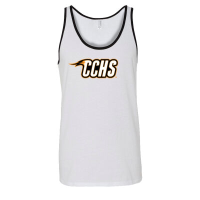 CCHS - Orange Outline - Unisex Jersey Tank Thumbnail