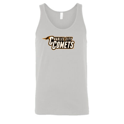 Charles City Comets - Orange Outline - Unisex Jersey Tank Thumbnail