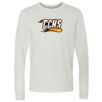 CCHS with Mascot - Orange Outline - Long Sleeve Jersey Tee Thumbnail