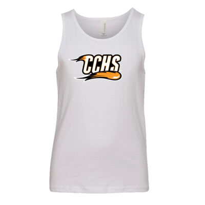 CCHS with Mascot - Orange Outline - Youth Jersey Tank Thumbnail