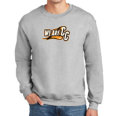 We are CC - Orange Outline - DryBlend ® Crewneck Sweatshirt Thumbnail