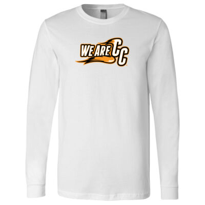 We are CC - Orange Outline - Long Sleeve Jersey Tee Thumbnail
