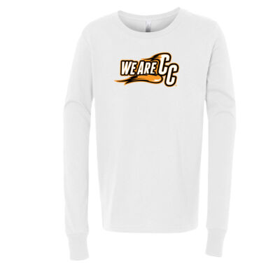 We are CC - Orange Outline - Youth Long Sleeve Jersey Tee Thumbnail