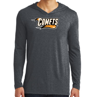 Comets with Mascot Full Color - White Outline - Perfect Tri ® Long Sleeve Hoodie Thumbnail